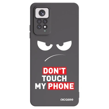 Picasee silikonový černý obal pro Xiaomi Redmi Note 11 - Angry Eyes - Transparent