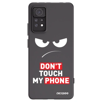 Picasee silikonový černý obal pro Xiaomi Redmi Note 11 Pro 5G - Angry Eyes - Transparent