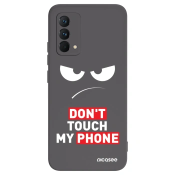 Picasee silikonový černý obal pro Realme GT Master Edition 5G - Angry Eyes - Transparent