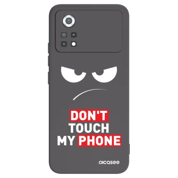 Picasee silikonový černý obal pro Xiaomi Poco X4 Pro 5G - Angry Eyes - Transparent