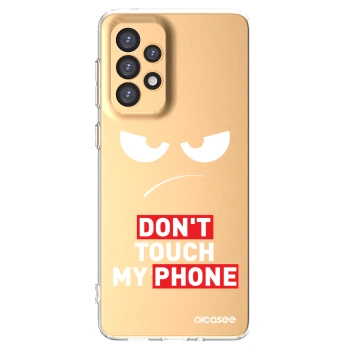 Picasee silikonový průhledný obal pro Samsung Galaxy A33 5G A336 - Angry Eyes - Transparent