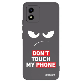 Picasee silikonový černý obal pro Vivo Y01 - Angry Eyes - Transparent