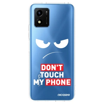 Picasee silikonový průhledný obal pro Vivo Y01 - Angry Eyes - Transparent