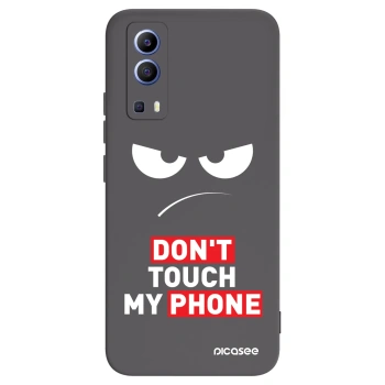 Picasee silikonový černý obal pro Vivo Y52 5G - Angry Eyes - Transparent