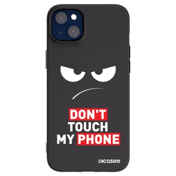 Picasee silikonový černý obal pro Apple iPhone 14 Plus - Angry Eyes - Transparent