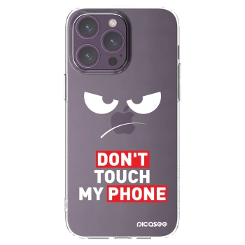 Picasee silikonový průhledný obal pro Apple iPhone 14 Pro Max - Angry Eyes - Transparent