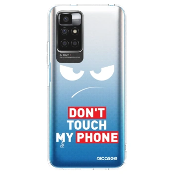 Picasee silikonový průhledný obal pro Xiaomi Redmi 10 (2022) - Angry Eyes - Transparent