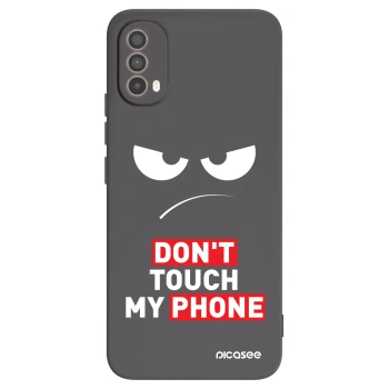 Obal pro Motorola Moto E40 - Angry Eyes - Transparent