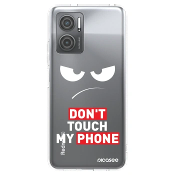 Picasee silikonový průhledný obal pro Xiaomi Redmi 10 5G - Angry Eyes - Transparent
