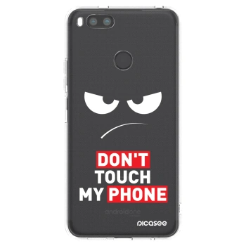 Picasee silikonový průhledný obal pro Xiaomi Redmi A1 - Angry Eyes - Transparent