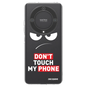 Picasee silikonový průhledný obal pro Honor Magic5 Lite 5G - Angry Eyes - Transparent