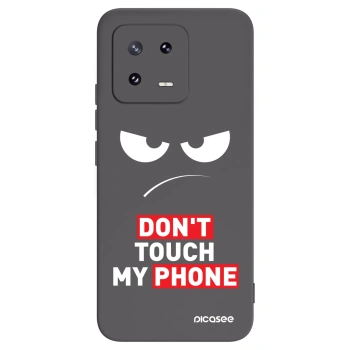 Picasee silikonový černý obal pro Xiaomi 13 Pro - Angry Eyes - Transparent