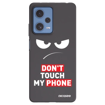 Picasee silikonový černý obal pro Xiaomi Redmi Note 12 Pro 5G - Angry Eyes - Transparent