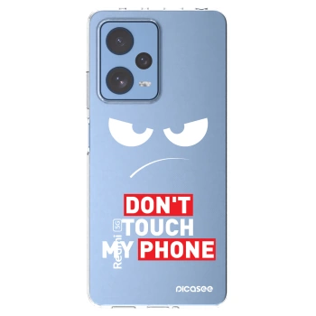 Picasee silikonový průhledný obal pro Xiaomi Redmi Note 12 Pro 5G - Angry Eyes - Transparent
