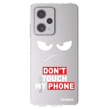 Picasee silikonový průhledný obal pro Xiaomi Redmi Note 12 Pro+ 5G - Angry Eyes - Transparent