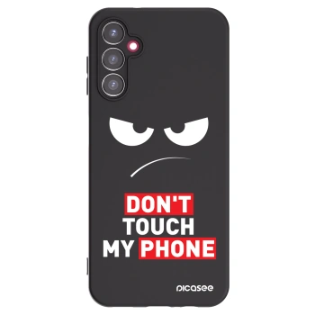 Picasee silikonový černý obal pro Samsung Galaxy A14 5G A146P - Angry Eyes - Transparent