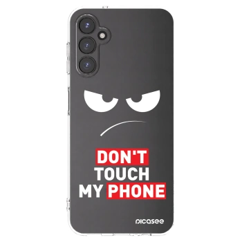 Picasee silikonový průhledný obal pro Samsung Galaxy A14 5G A146P - Angry Eyes - Transparent