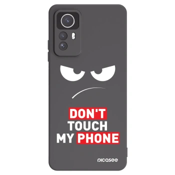 Picasee silikonový černý obal pro Xiaomi Redmi Note 12S - Angry Eyes - Transparent