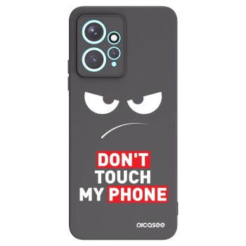 Picasee silikonový černý obal pro Xiaomi Redmi Note 12 4G - Angry Eyes - Transparent