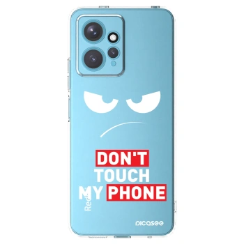 Picasee silikonový průhledný obal pro Xiaomi Redmi Note 12 4G - Angry Eyes - Transparent