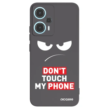 Picasee silikonový černý obal pro Xiaomi Poco F5 - Angry Eyes - Transparent