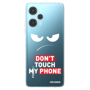 Picasee silikonový průhledný obal pro Xiaomi Poco F5 - Angry Eyes - Transparent