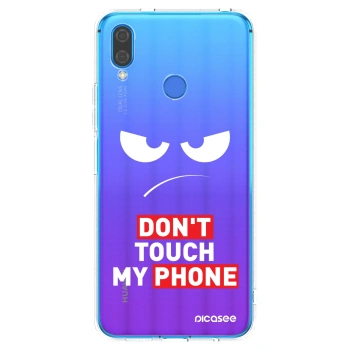Picasee silikonový průhledný obal pro Huawei Nova 3i - Angry Eyes - Transparent