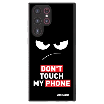 Picasee ULTIMATE CASE PowerShare pro Samsung Galaxy S22 Ultra 5G - Angry Eyes - Transparent