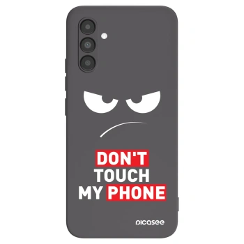 Picasee silikonový černý obal pro Samsung Galaxy A04s A047F - Angry Eyes - Transparent