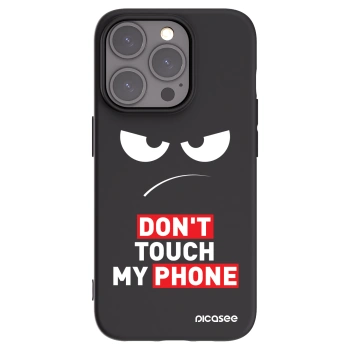 Picasee silikonový černý obal pro Apple iPhone 15 Pro - Angry Eyes - Transparent