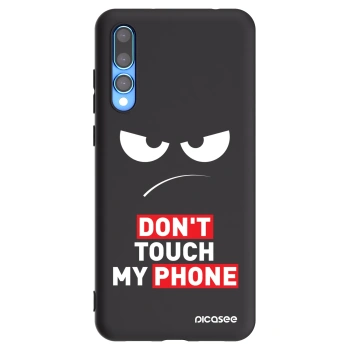 Picasee silikonový černý obal pro Huawei P20 Pro - Angry Eyes - Transparent