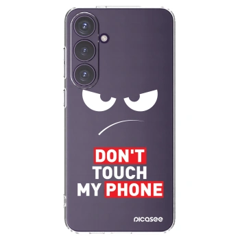 Picasee silikonový průhledný obal pro Samsung Galaxy S24+ S926B 5G - Angry Eyes - Transparent