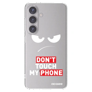 Picasee silikonový průhledný obal pro Samsung Galaxy S24 S921B 5G - Angry Eyes - Transparent