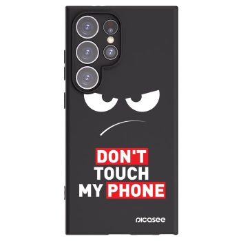 Picasee silikonový černý obal pro Samsung Galaxy S24 Ultra S928B 5G - Angry Eyes - Transparent