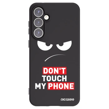 Picasee silikonový černý obal pro Samsung Galaxy S23 FE S711B - Angry Eyes - Transparent