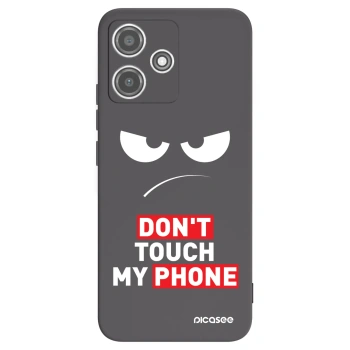 Picasee silikonový černý obal pro Xiaomi Redmi 12 5G - Angry Eyes - Transparent