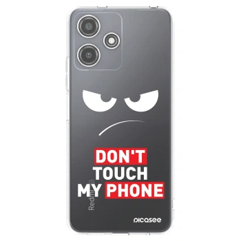 Picasee silikonový průhledný obal pro Xiaomi Redmi 12 5G - Angry Eyes - Transparent