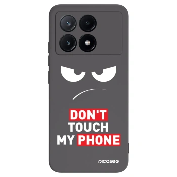 Picasee silikonový černý obal pro Xiaomi Poco X6 Pro - Angry Eyes - Transparent