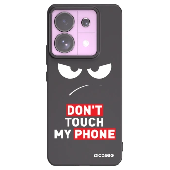 Picasee silikonový černý obal pro Xiaomi Redmi Note 13 Pro 5G - Angry Eyes - Transparent