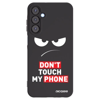 Picasee silikonový černý obal pro Samsung Galaxy A25 A256B 5G - Angry Eyes - Transparent