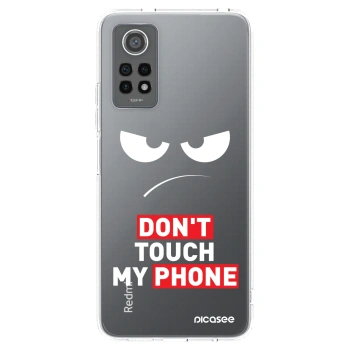 Picasee silikonový průhledný obal pro Xiaomi Redmi Note 12 Pro 4G - Angry Eyes - Transparent