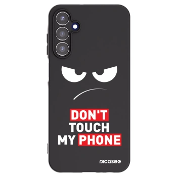 Picasee silikonový černý obal pro Samsung Galaxy A15 A155F 4G - Angry Eyes - Transparent