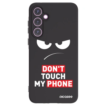Picasee silikonový černý obal pro Samsung Galaxy A35 5G A356B - Angry Eyes - Transparent