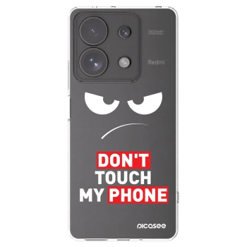 Picasee silikonový průhledný obal pro Xiaomi Redmi Note 13 Pro 4G - Angry Eyes - Transparent
