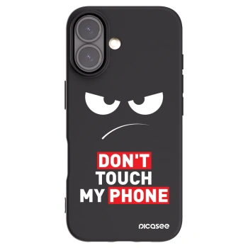 Picasee silikonový černý obal pro Apple iPhone 16 - Angry Eyes - Transparent