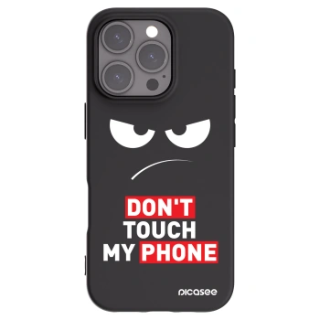 Picasee silikonový černý obal pro Apple iPhone 16 Pro - Angry Eyes - Transparent