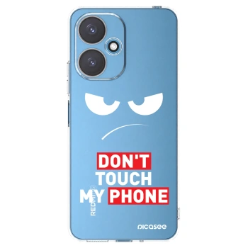 Picasee silikonový průhledný obal pro Xiaomi Redmi 13C 5G - Angry Eyes - Transparent
