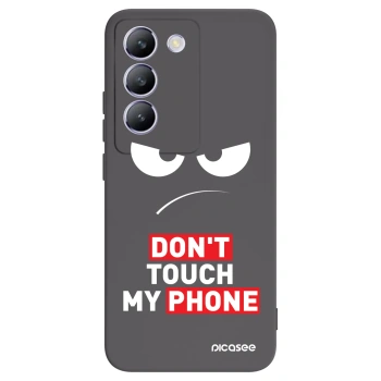 Picasee silikonový černý obal pro Vivo V40 SE 5G - Angry Eyes - Transparent