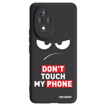 Picasee silikonový černý obal pro Honor 200 5G - Angry Eyes - Transparent