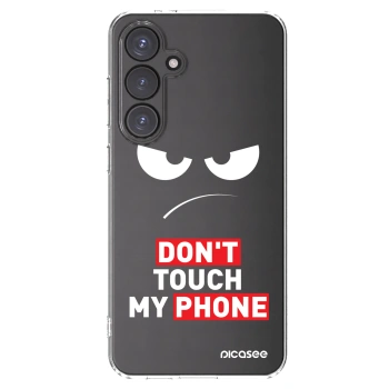 Picasee silikonový průhledný obal pro Samsung Galaxy S24 FE S721B - Angry Eyes - Transparent